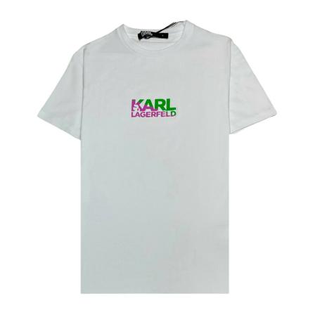 Karl Lagerfeld, T-Shirts Wit, Heren, Maat:L