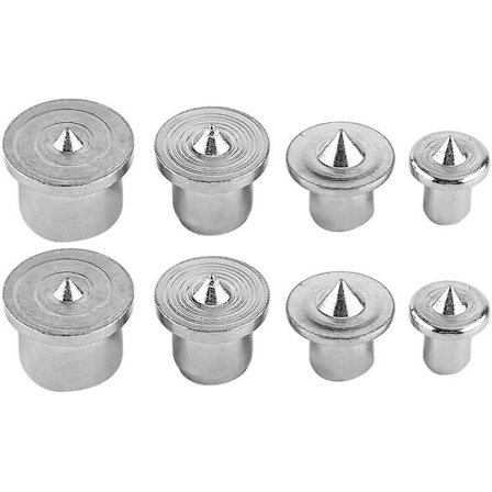 8 kpl:n tappi- ja keskitystyökalu, puun keskipisteen merkitsijät 6 mm 8 mm 10 mm 13 mm (kiinteä)