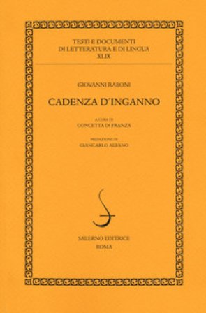 Cadenza d'inganno Giovanni Raboni