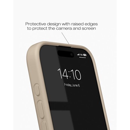 Silicone Case MagSafe iPhone 16 Perfect Beige