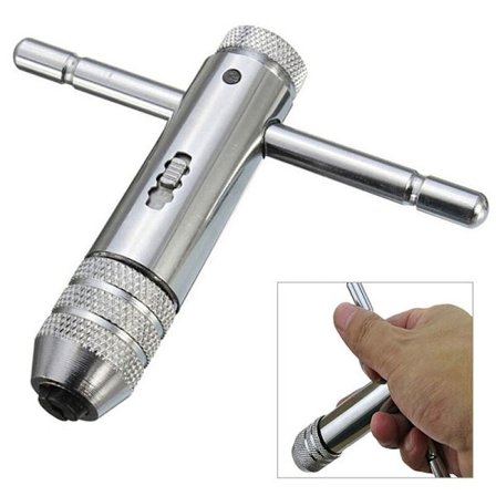 M3-M8 Ratschnyckelset med Justerbart T-Handtag för Tap och