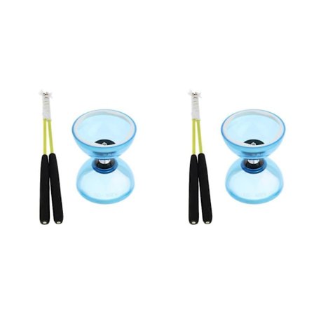 1/2/3/5 Jongleringslegetøj Triple Bearing Diabolo 12cm Med Håndstænger & [DmS]