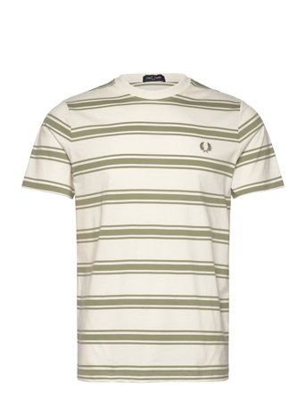 Fine Stripe T-Shirt Green Fred Perry