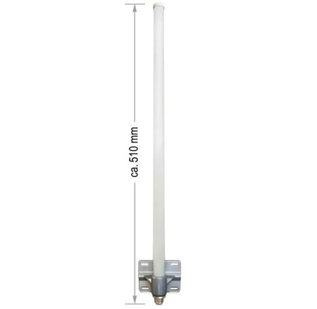 ALLNET Antenne 2,4 GHz 8dBi Omni outdoor N-Type-Female ANT-24-1T1R-OMNI-8dbi