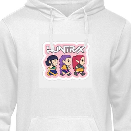 Barnehettegenser Kpop Demon Hunters Huntrix Chibi Trio Søt Idol Tegneseriestil Moro