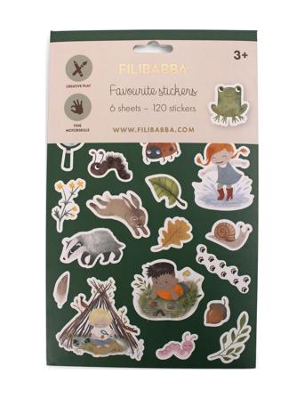 Favourite Stickers - Forest Friends Toys Creativity Drawing & Crafts Craft Stickers Multi/patterned Filibabba