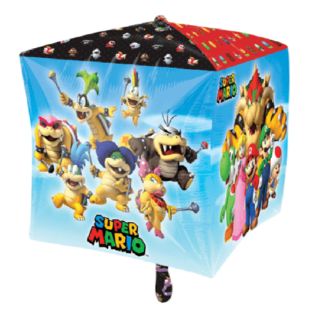 Heliumballong kub Super Mario - Partyninja.se