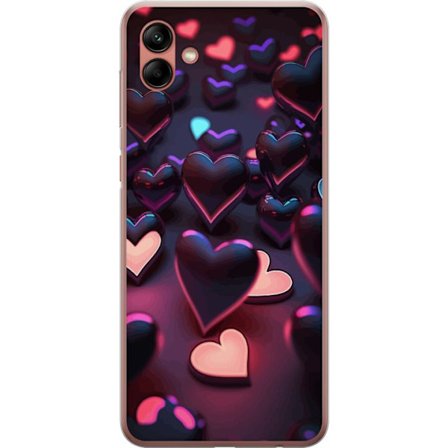 Kompatibelt Mobilskal till Samsung Samsung Galaxy A04 Midnattshjärtan