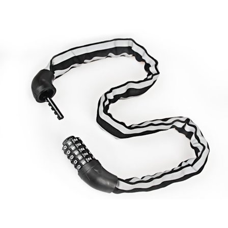 Elektrisk motorcykelkedjelås mot stöld