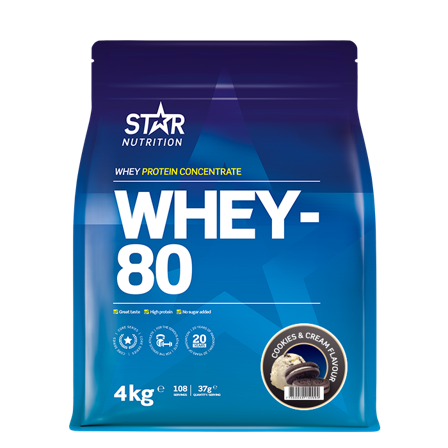 Star Nutrition Whey-80 Valleprotein 4 kg