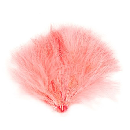 Natures Spirit Fish Hunter Blood Quill Marabou - Fl. Baby Shrimp (UV)