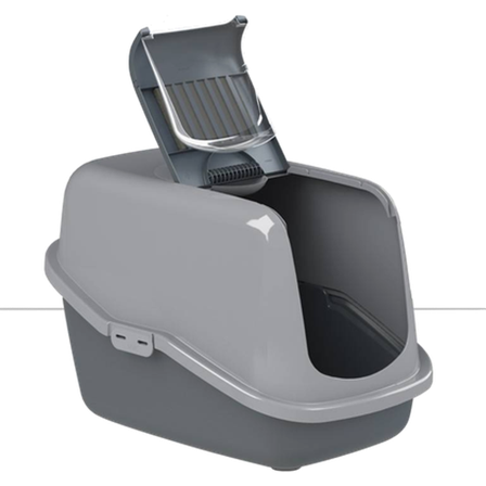 PeeWee - EcoHus grå 56 x 39 x 38 cm - Katt - Kattedo & kattetoalett - Kattedo & kattetoalett med tak - ZOO.no