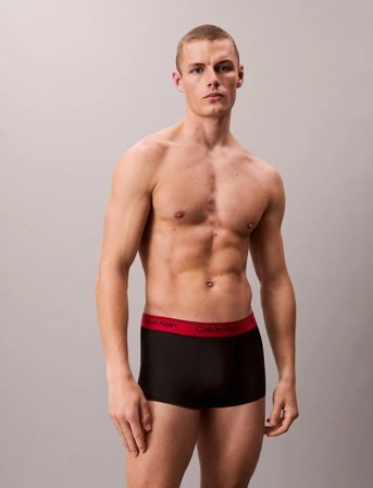Calvin Klein Low Rise Trunk 3Pk - Black - XL