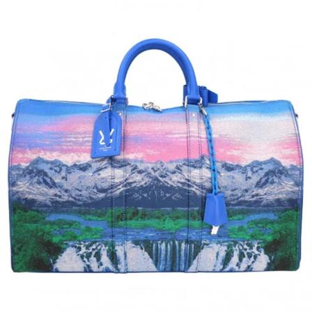 Louis Vuitton Vintage, Pre-owned Fabric travel-bags Blauw, unisex, Maat:ONE Size
