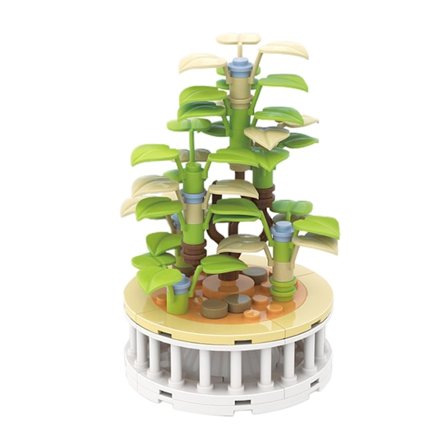 14 Stilarter Pottede Buketter Havebyggeklodser Sæt Buket Blomst Byggeklodser Dekoration