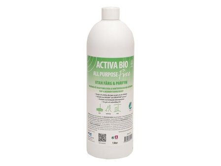 ACTIVA Allrent Bio All Purpose Free 1L - Lyreco - Städ och hygien - Rengöringsmedel - Allrent
