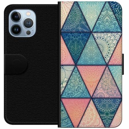 Apple Iphone 14 Pro Max Plånboksfodral Mandala Triangles