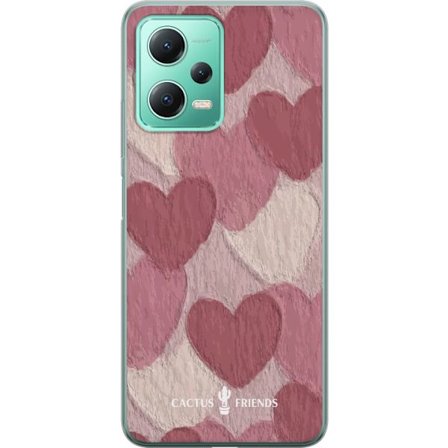 Yhteensopiva Puhelinkuori Xiaomi Xiaomi Redmi Note 12 Cactus and Friends - Blush Paper Hearts