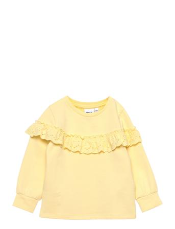 Nmffrida Swe Shirt Unb Yellow Name It