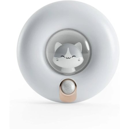 Uppladdningsbar Rörelsesensor Nattlampa, Skåpbelysning, Dimbar Skåpbelysning för Trappor Garderob Sovrum Hall Låda Skjul Toalett