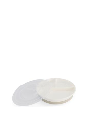Twistshake Divided Plate 6+M White Home Meal Time Plates & Bowls Plates Hvit Twistshake