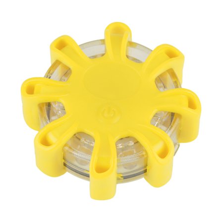 8 LED Nødlys til Vejkanten til Bil og Båd Gul