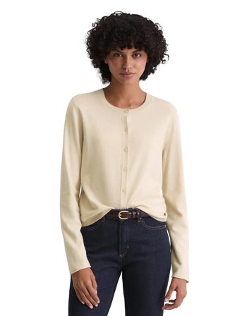 Marc O'Polo Cardigans Long Sleeve - Cream - XS