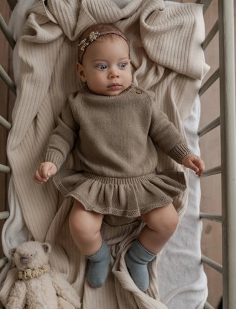 Hanevild Clara Romper - Beige - 86