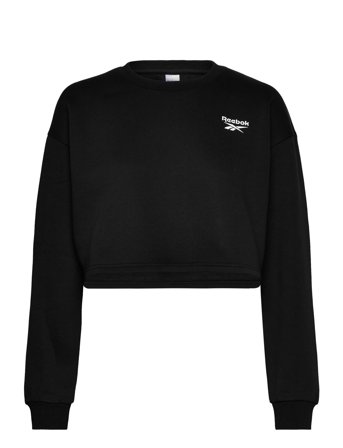 Reebok Classics | Id Small Logo Cropped Fleece Crewne | L