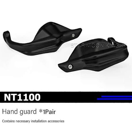 Moottoripyörän käsisuoja, yhteensopiva HONDA NT1100 NT 1100 2021 2022 2023 2024 -lisävarusteiden kanssa, käsisuojien jatkeet, ohjaustangon 