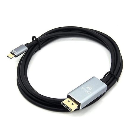 Xh 8k Usb C till Displayport-kabel 6ft 8k@120hz Dp 1.4 till Usb C-kabel för Macbook