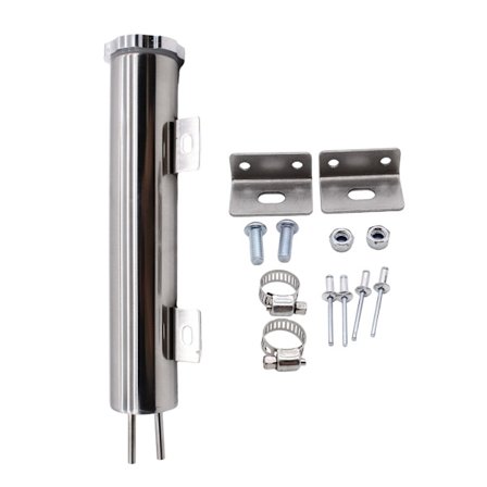 Bil Överströmnings Vattentank Oljeuppsamling Radiator Kylvätske Överströmningsbehållare Rostfritt Stål Kylvätskebehållare