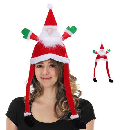 Tonttulakki Navidad Rekvisiitta Uusi Vuosi Hauska Joulumyssy Aikuiset Lapset Joulukoristeet Kotiin Joulupukki null - 1