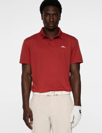 J. Lindeberg Bridge Polo - Red - M