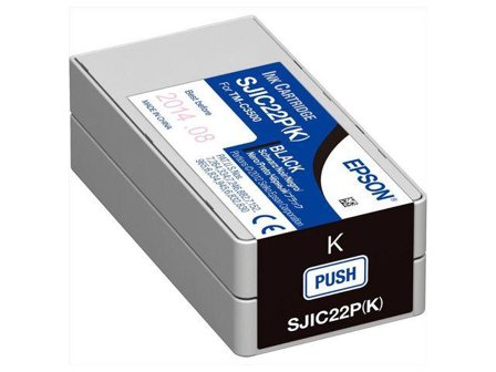 Epson SJIC22P(K) - svart - original - blekkpatron