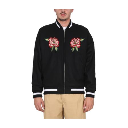 Kenzo - Bomberjackor - Svart - Herr - Storlek: L, Herr, Storlek: L