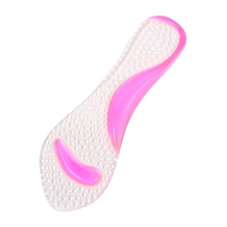 Gel High Heel Insoles för kvinnor Sandaler Silikon Gel Adhesive Cushion Pads för Sandaler Arch Support, 2 par