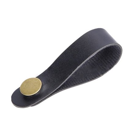 Läder gitarrrem Knapp Headstock Adapter Tie för akustisk, ukulele och mandolin