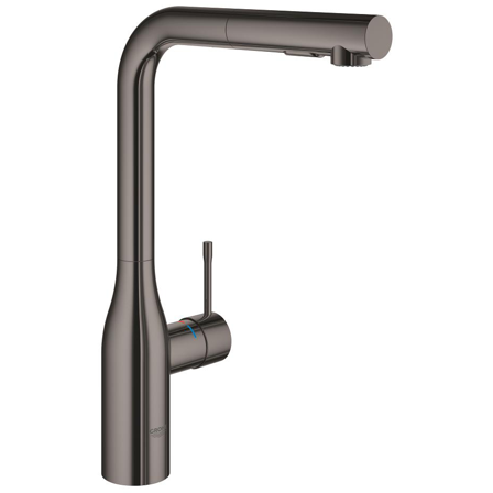 Grohe Essence Keittiöhana ulosvedettävä juoksuputki Hard Graphite, Kylpyhuone