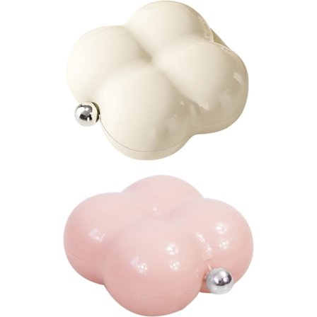 2 stk. Reise Pilleboks 7 Rom Daglig Pilleetui Liten Pilleboks Mini Pilleetui Bærbar Pillebeholder Pilleboksdispenser for Medisin Fiskeolje