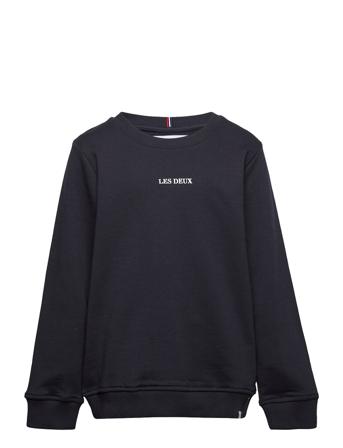 Lens Sweatshirt Kids Sweatshirt Trøje Blå Les Deux