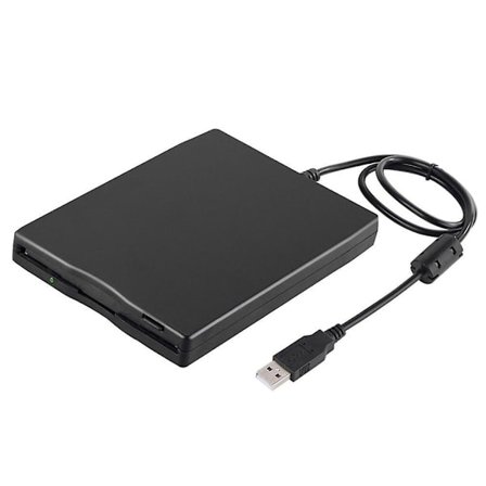Portable 3.5 Inch Usb Mobile Floppy Disk Drive 1.44mb External Diskette Fdd For Laptop Notebook Pc Usb Plug-and-play Connection