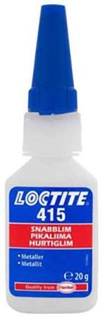 Loctite 415 Cyanoakrylatlim 20 g, Kemteknik