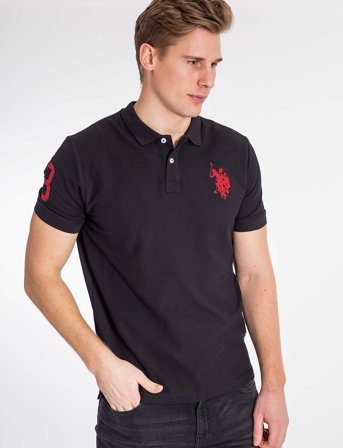 U.S. Polo Assn. Uspa Polo Alfredo Men - Black - M