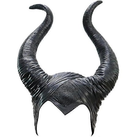 2025 Ny Halloween Maleficent Horn Hovedbøjle Cosplay Sort, Ond Maleficent Hovedbeklædning Ornament, til Kvinde/Mand