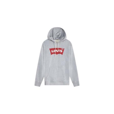 Levi's, Hoodie Grijs, Heren, Maat:XL