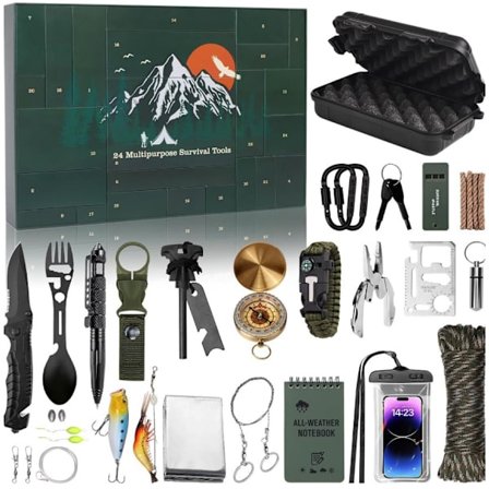 Julekalender, Enhjørning Håndrevet Julekalender Nedtelling Utendørs Fiske Byggeklossleker for Barn, Julegave, for barn