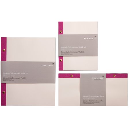 Gmund Craftswoman Skissbok A4 - Rubis