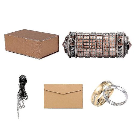 Da Vinci-koden, Cryptex med ringar - Koppar