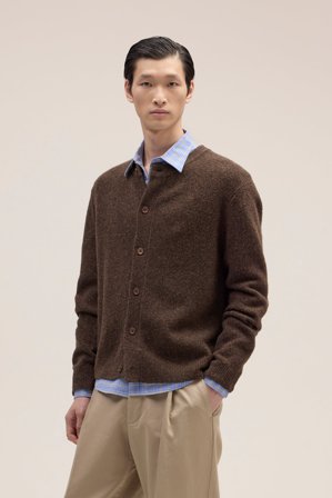 NN.07 Jasper Cardigan Male Brown